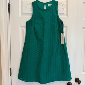 Calvin Klein Emerald Green sleeveless Lace Dress size 8